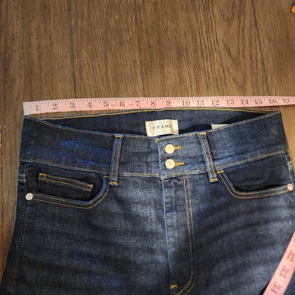 Frame le palazzo crop jeans NWOT Blue Size 32 - Picture 7 of 14